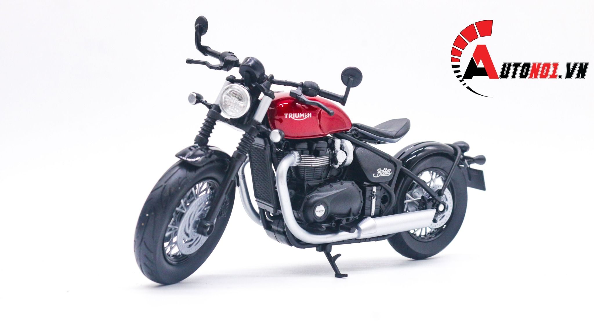  Mô hình xe Triumph Bonneville Bobber 1:12 Welly MT025 