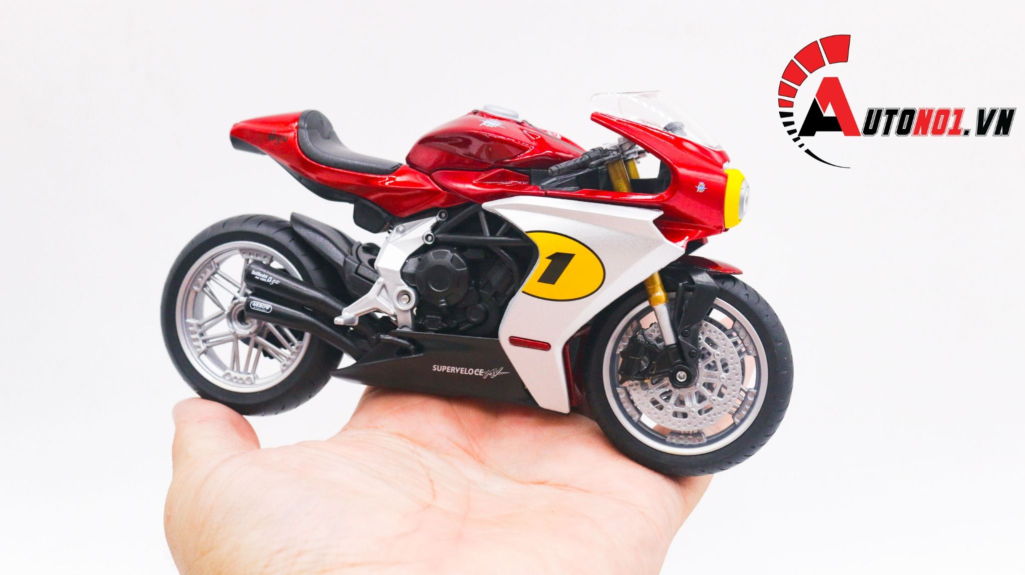 Mô hình xe MV Agusta Superveloce 1:12 Welly MT028
