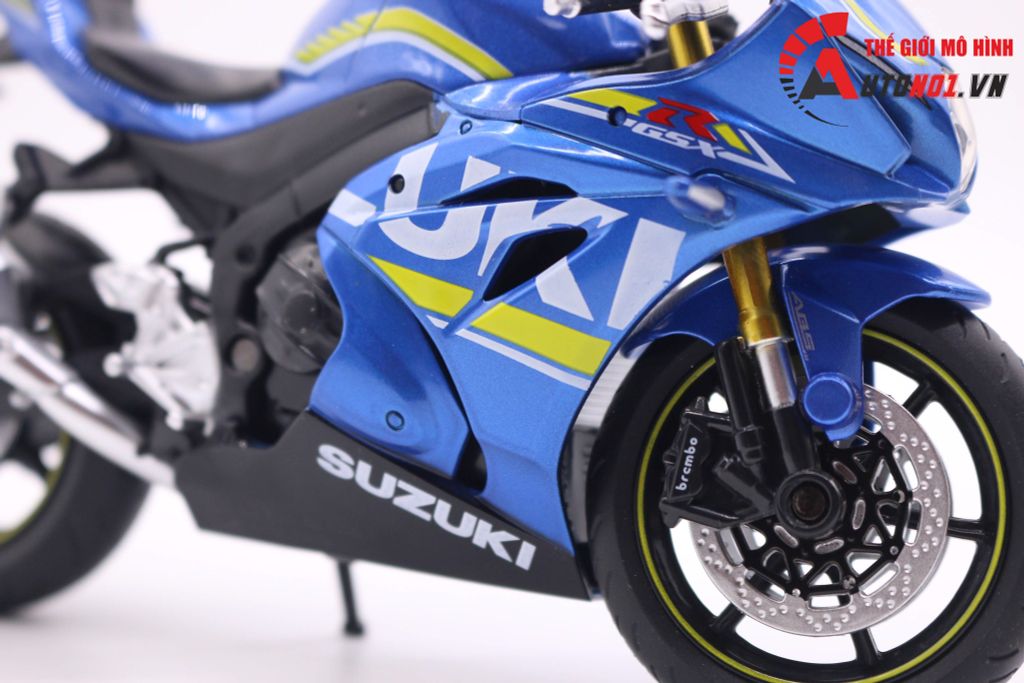 MÔ HÌNH XE SUZUKI GSX-R1000 BLUE 1:12 MSZ 7207