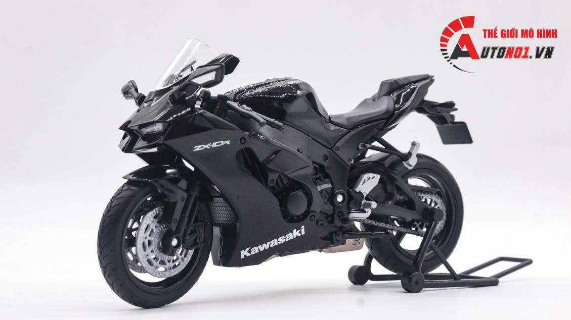 Mô hình xe Kawasaki Ninja ZX-10R 1:12 Welly MT082