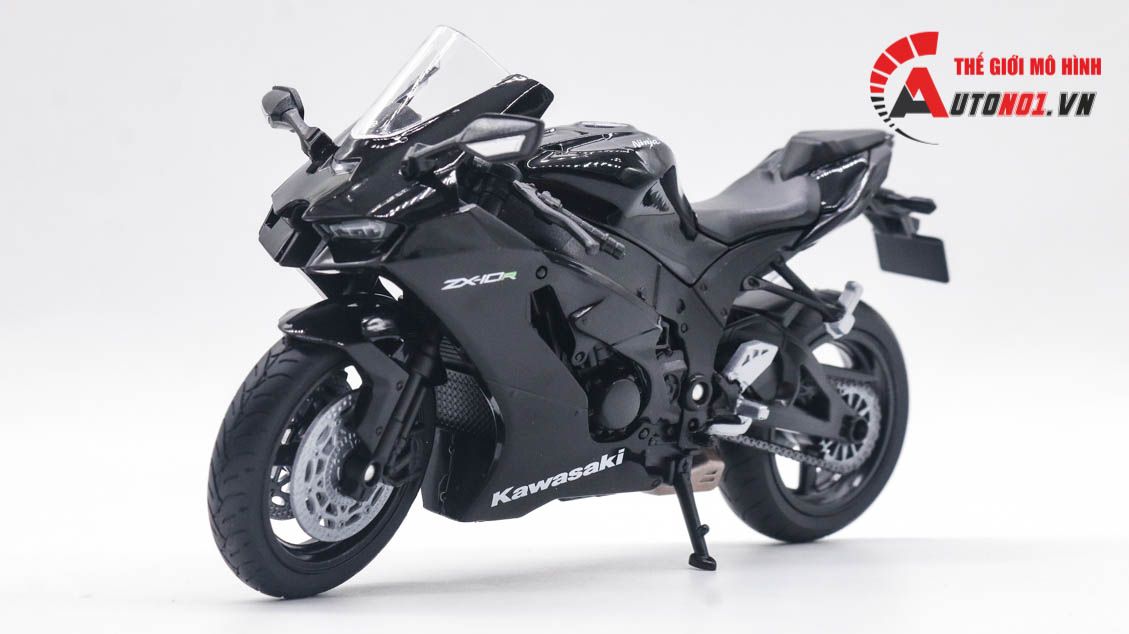  Mô hình xe Kawasaki Ninja ZX-10R 1:12 Welly MT082 