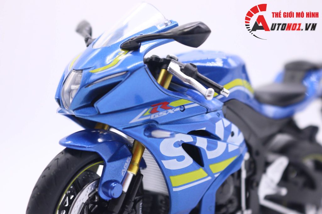 MÔ HÌNH XE SUZUKI GSX-R1000 BLUE 1:12 MSZ 7207