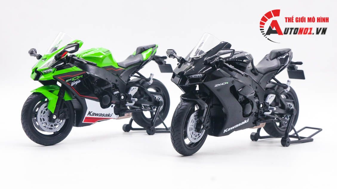 Mô hình xe Kawasaki Ninja ZX-10R 1:12 Welly MT082
