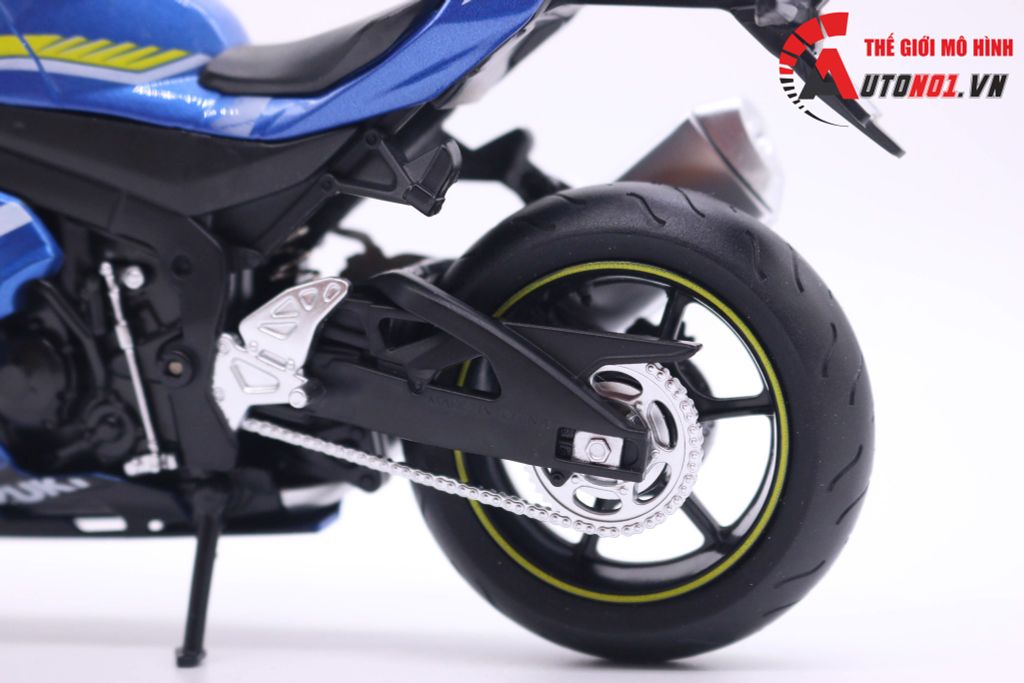 MÔ HÌNH XE SUZUKI GSX-R1000 BLUE 1:12 MSZ 7207