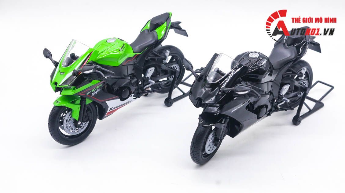  Mô hình xe Kawasaki Ninja ZX-10R 1:12 Welly MT082 