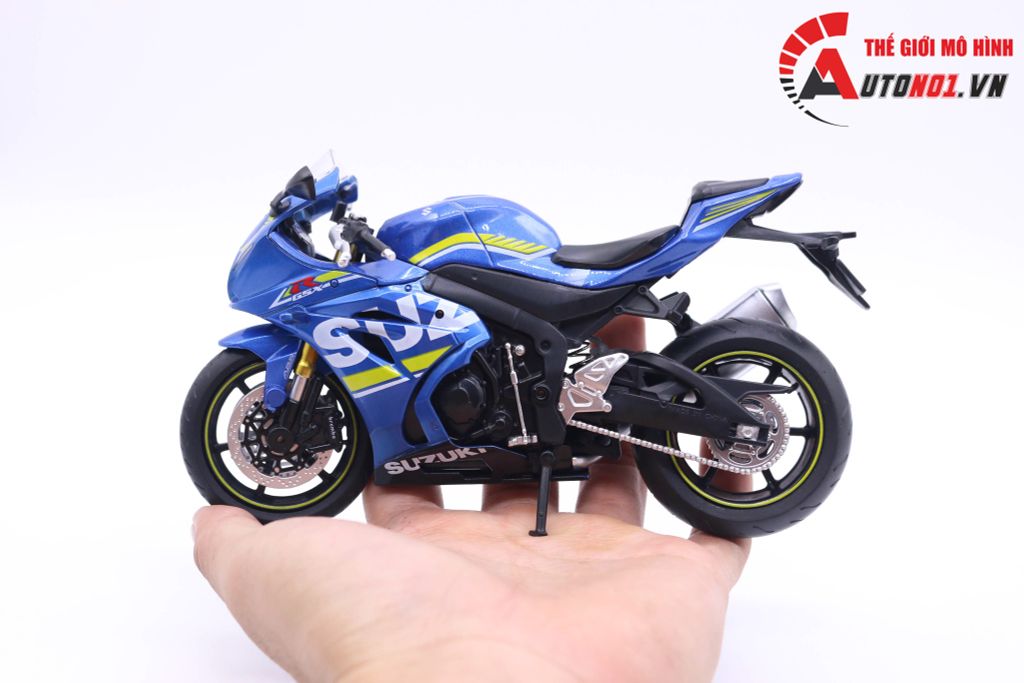 MÔ HÌNH XE SUZUKI GSX-R1000 BLUE 1:12 MSZ 7207