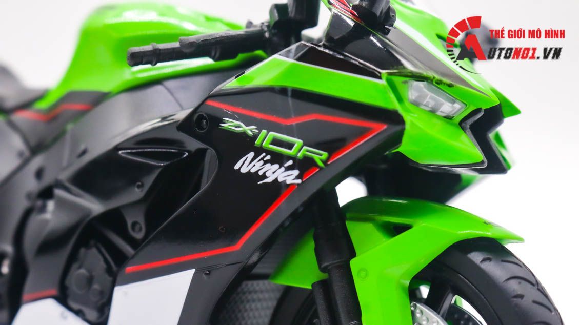 Mô hình xe Kawasaki Ninja ZX-10R 1:12 Welly MT082