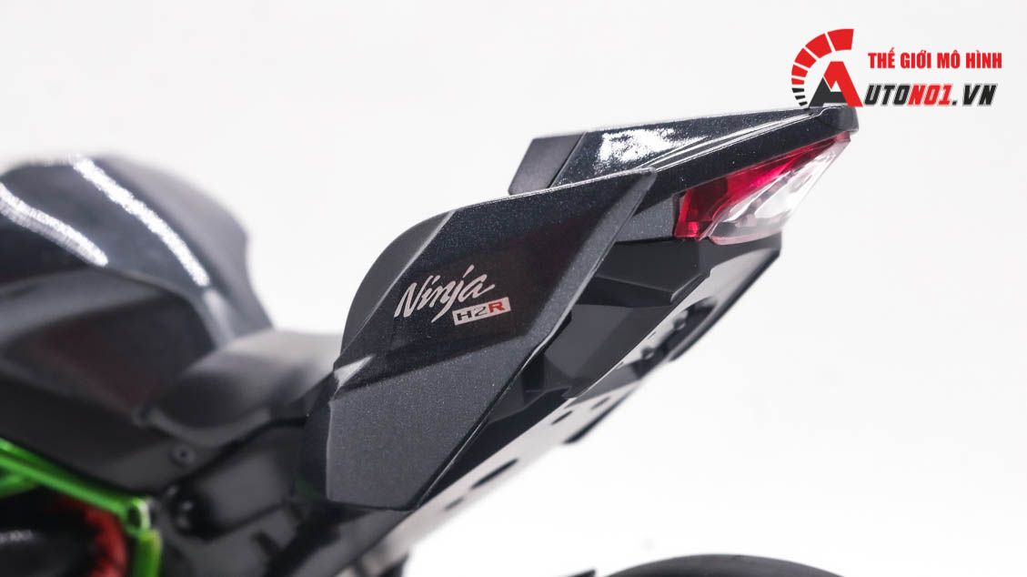  Mô hình xe Kawasaki Ninja H2 H2R tỉ lệ 1:9 Huayi Alloy 8134 