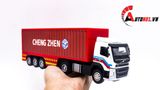  Mô hình xe tải container Volvo chở hàng 1:50 Diecast Metal 8183 