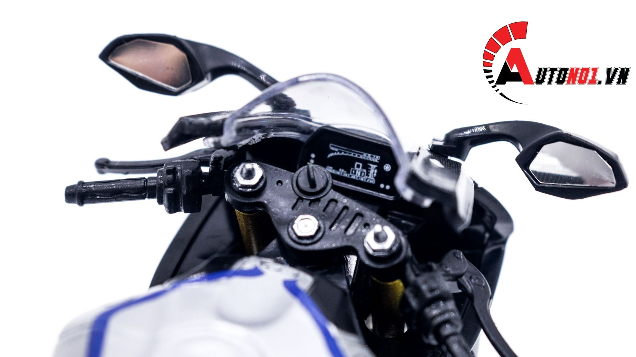  Mô hình xe Yamaha Yzf R1 tỉ lệ 1:12 Alloy Model MT034 