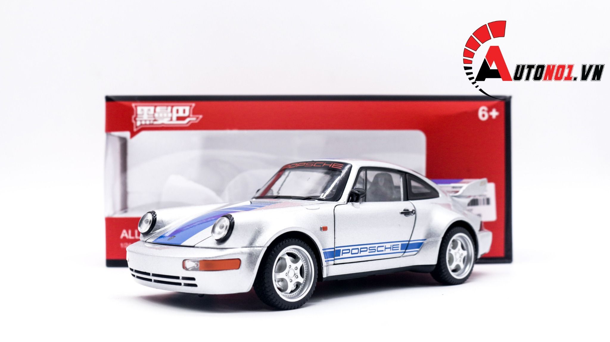  Mô hình xe Porsche RWB RauhWelt 964 1:24 Alloy Model OT207 