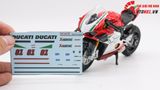  Decal nước độ Ducati Panigale V4S Italy tỉ lệ 1:12 Autono1 DC603c 