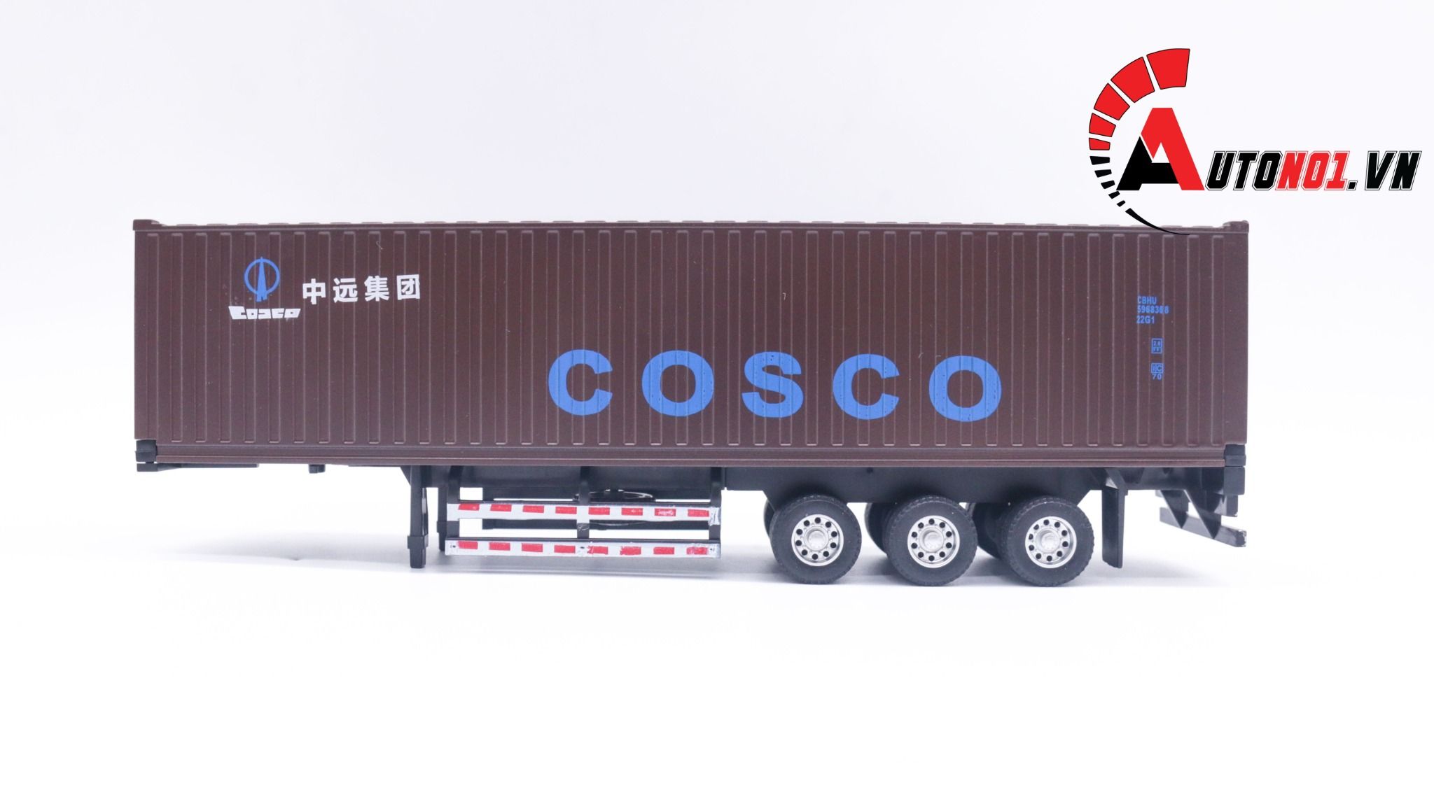Mô hình xe đầu kéo container Mecedes Ben Actros có đầu kim loại 31x6x8cm tỉ lệ 1:36 8230