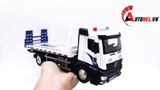  Xe mô hình tải cứu hộ cảnh sát tỉ lệ 1:24 Metal DieCast OT225 