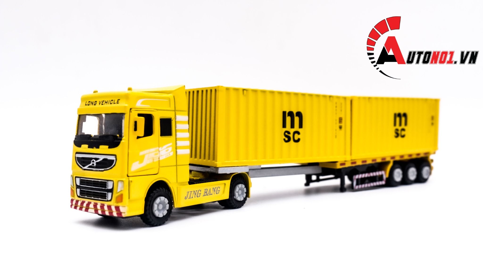  Mô hình xe container bằng hợp kim tỉ lệ 1:60 Jingbang OT220 