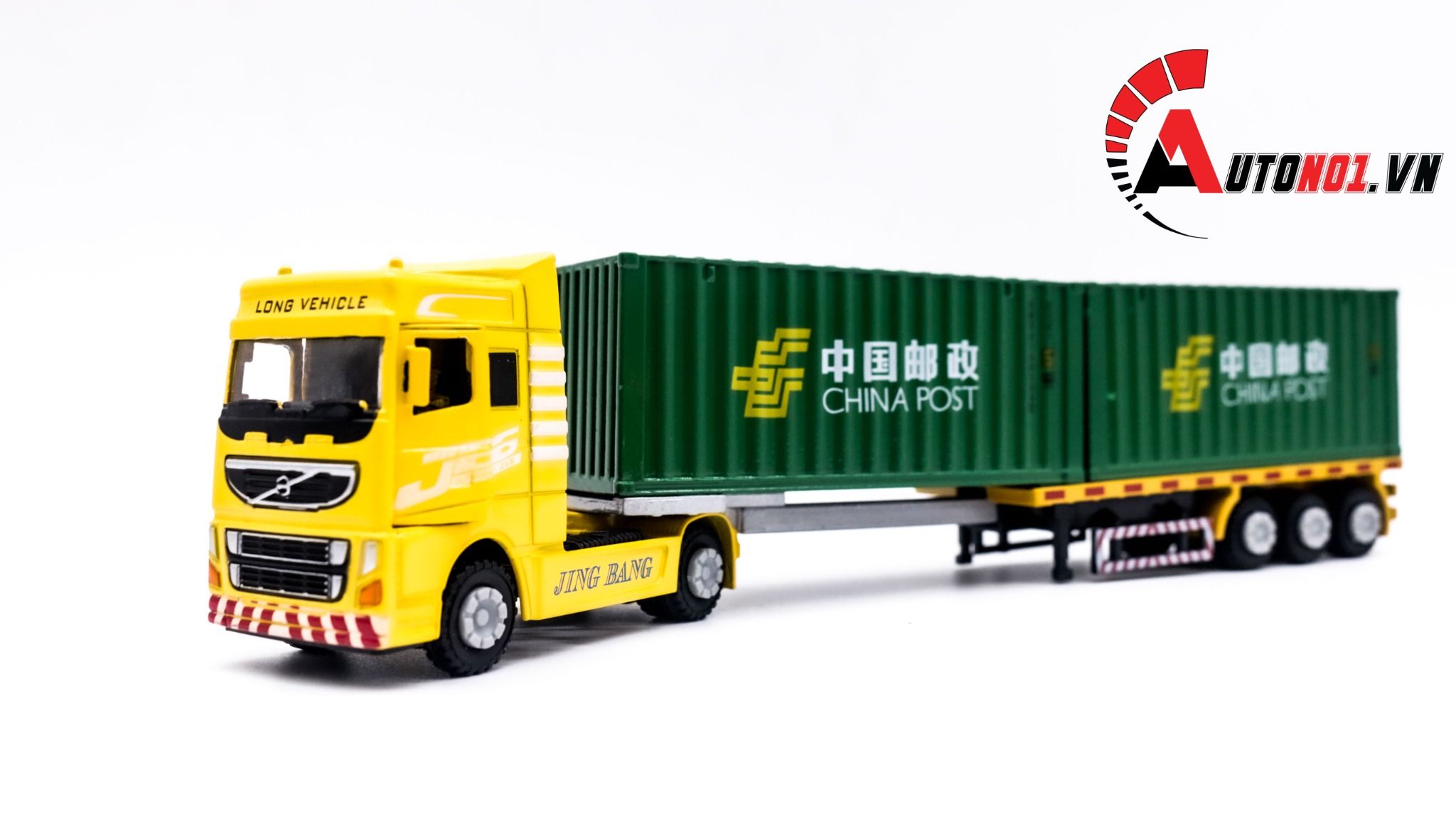  Mô hình xe container bằng hợp kim tỉ lệ 1:60 Jingbang OT220 