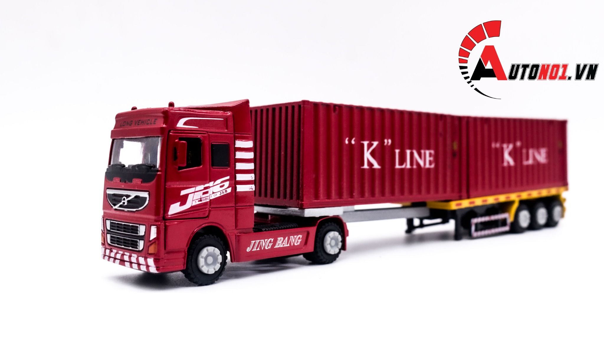  Mô hình xe container bằng hợp kim tỉ lệ 1:60 Jingbang OT220 