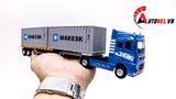  Mô hình xe container bằng hợp kim tỉ lệ 1:60 Jingbang OT220 