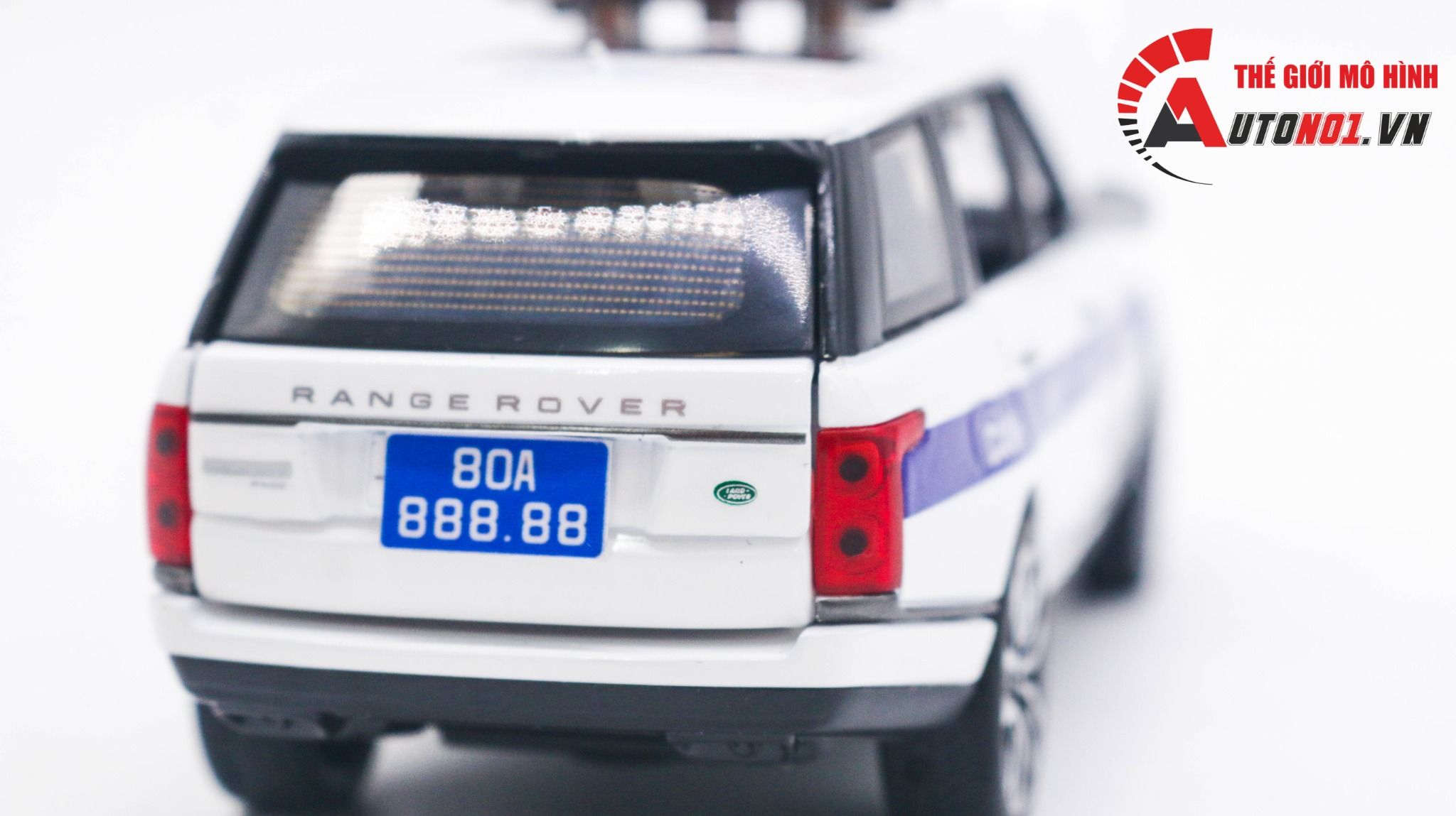Mô hình xe ô tô độ CSGT Land Rover Range Rover tỉ lệ 1:32 Alloy model Autono1 OT246