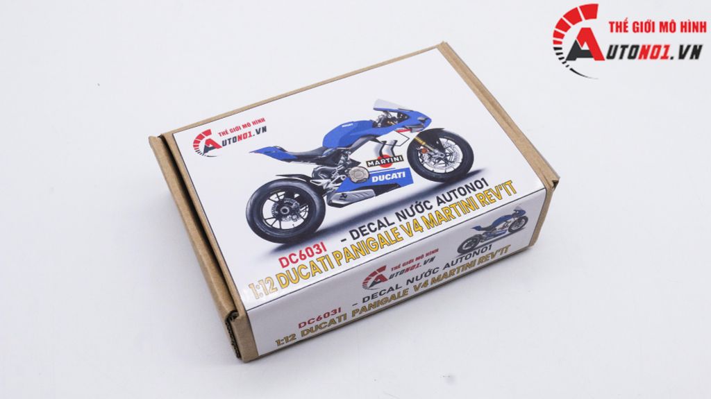 DECAL NƯỚC ĐỘ DUCATI PANIGALE V4 MARTINI REV