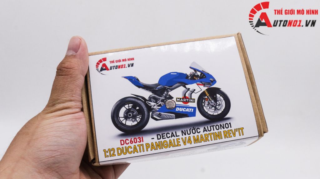 DECAL NƯỚC ĐỘ DUCATI PANIGALE V4 MARTINI REV