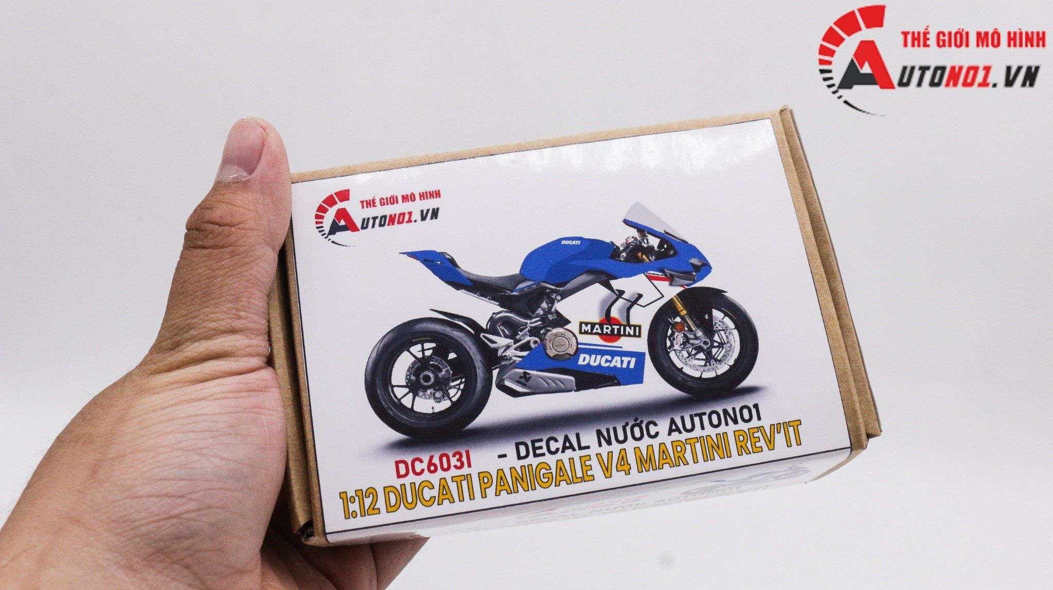  Decal nước độ Ducati Panigale V4 Martini Rev