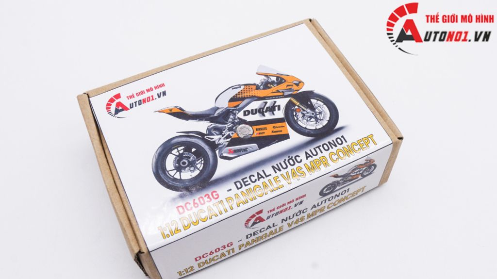 DECAL NƯỚC ĐỘ DUCATI PANIGALE V4S MPR CONCEPT TỈ LỆ 1:12 AUTONO1 DC603G