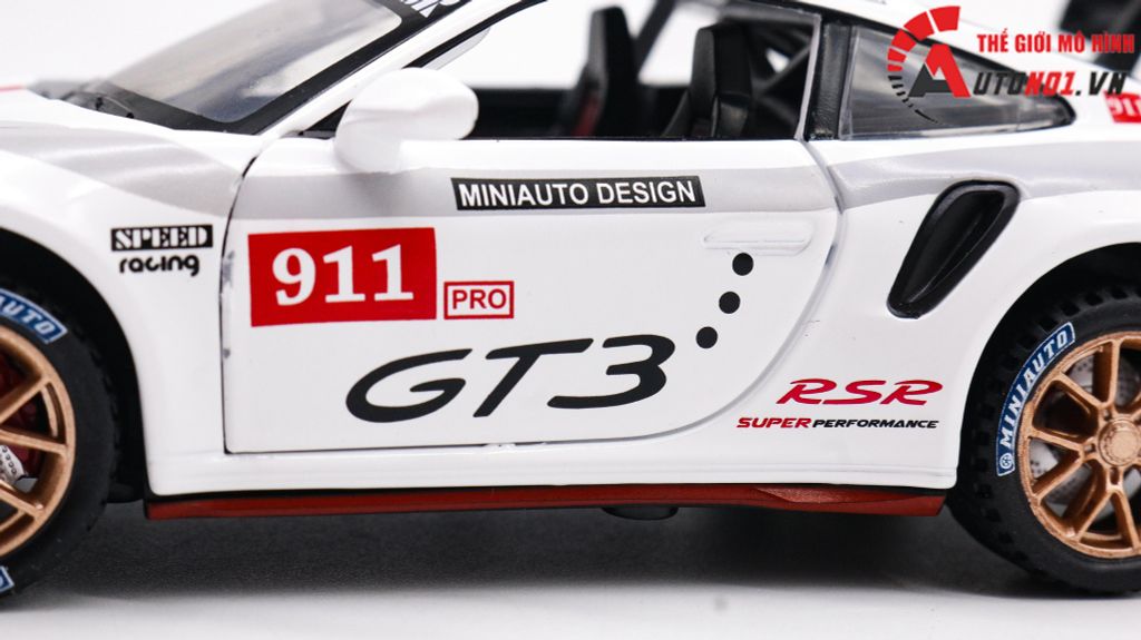MÔ HÌNH XE PORSCHE 911 GT3 RSR 1:32 MINIAUTO 7989