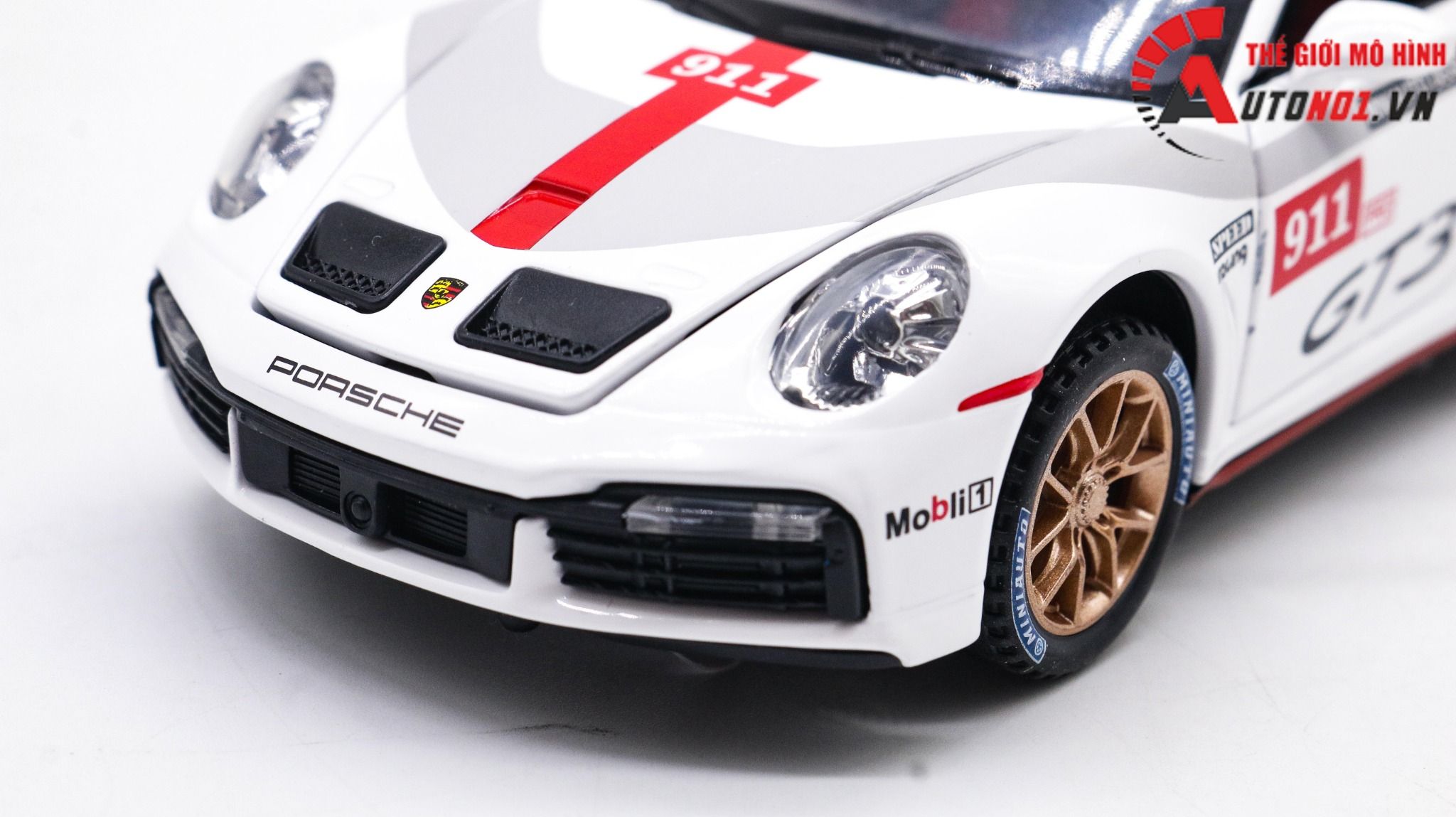  Mô hình xe Porsche 911 Gt3 RSR Martini 1:32 Miniauto OT351 