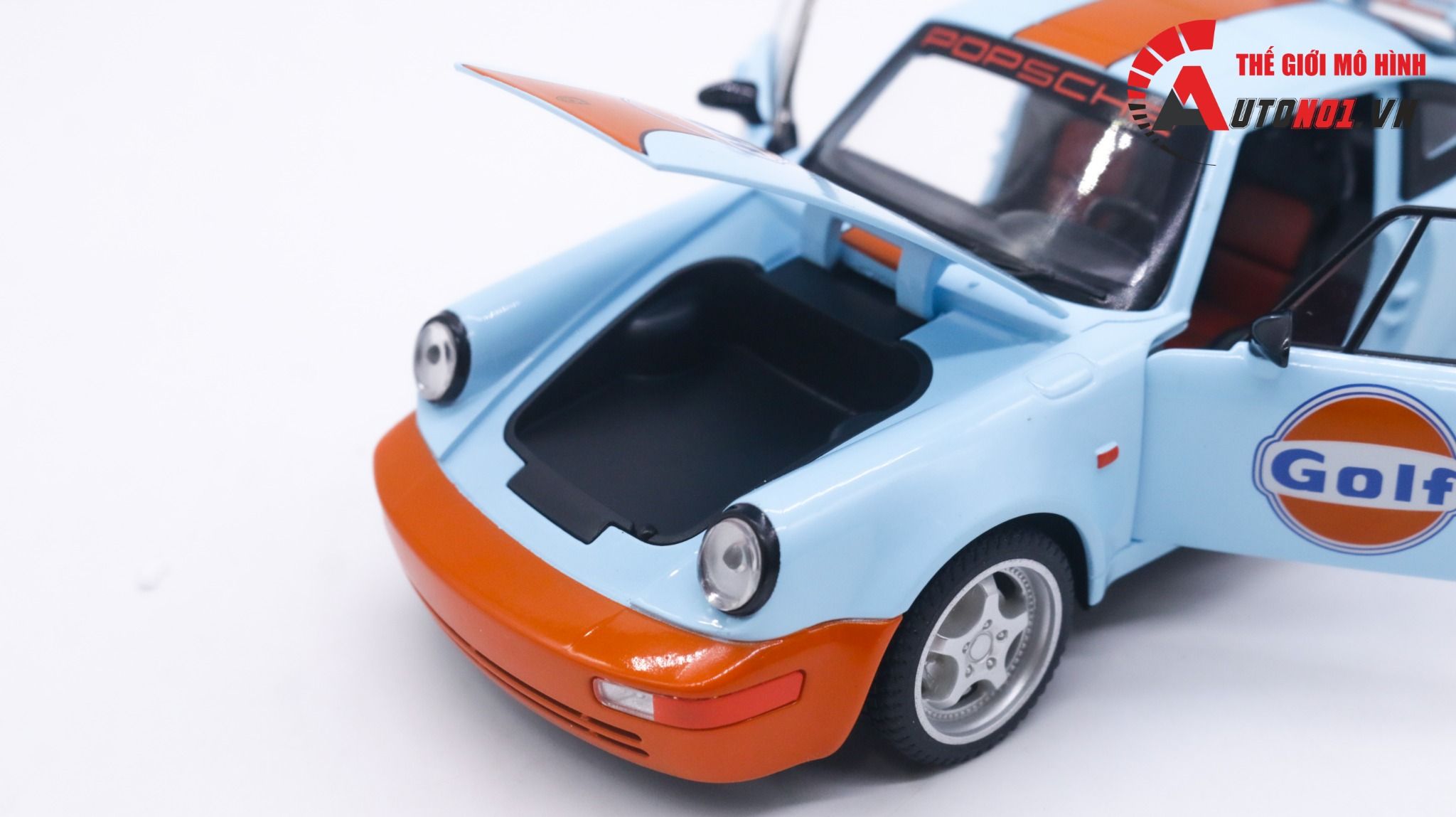  Mô hình xe Porsche RWB RauhWelt 964 1:24 Alloy Model OT207 