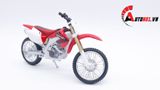  Mô hình xe cào cào Honda CRF450 red white tỉ lệ 1:12 Maisto 5412 