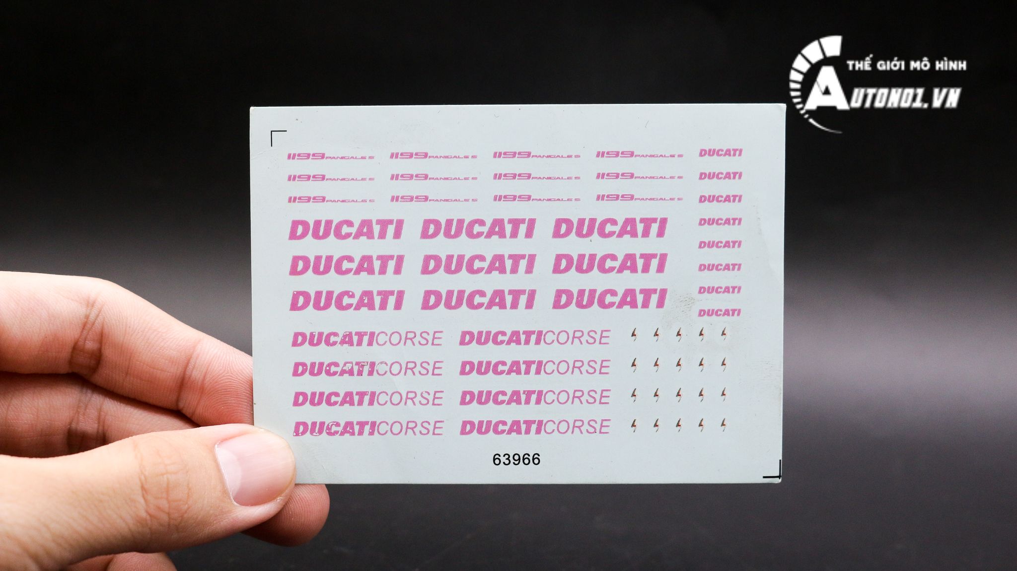  Decal nước Ducati Corse 1199 63966 DC027 