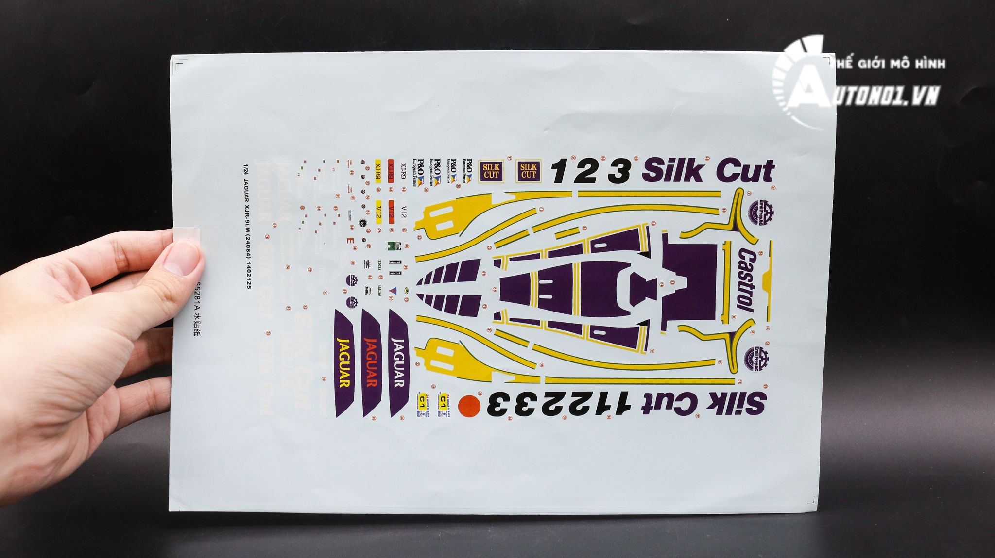Decal nước Jaguar Xjr-9lm 65281a DC079