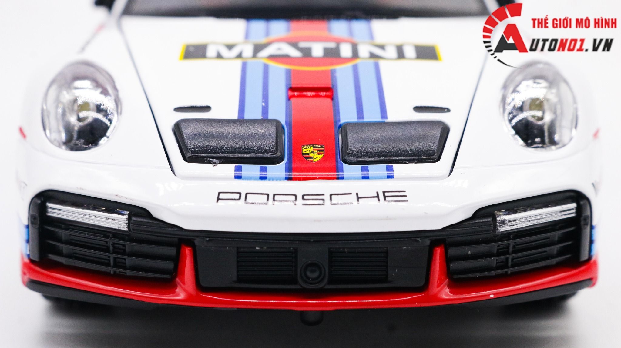  Mô hình xe Porsche 911 Gt3 Rsr đánh lái được full open 1:24 Miniauto OT404 