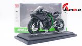  Mô hình xe Kawasaki H2R có đế có ben nâng 1:12 Jiaye Model MT042 