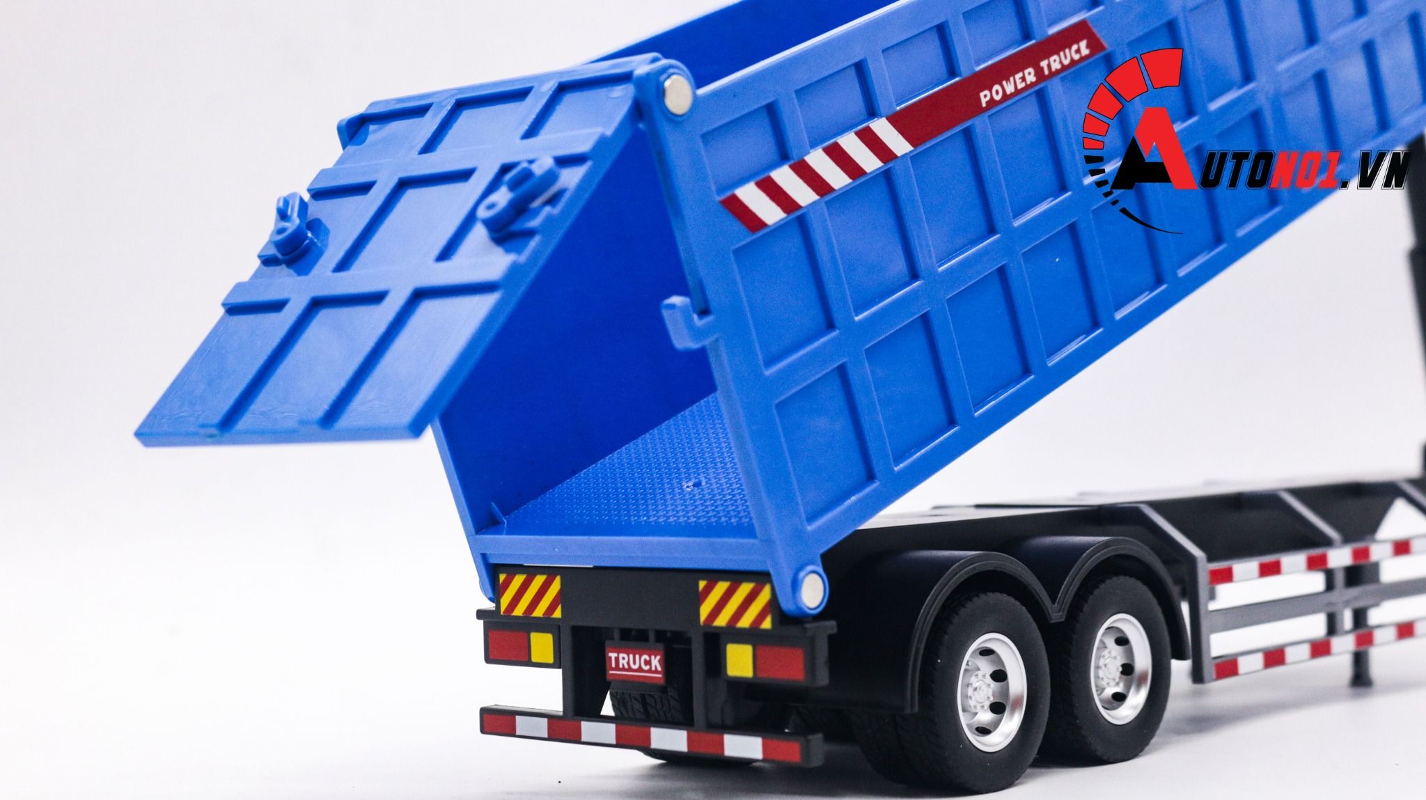  Mô hình xe container tỉ lệ 1:24 đầu kim loại - thùng xe nhựa Metal DieCast OT242 