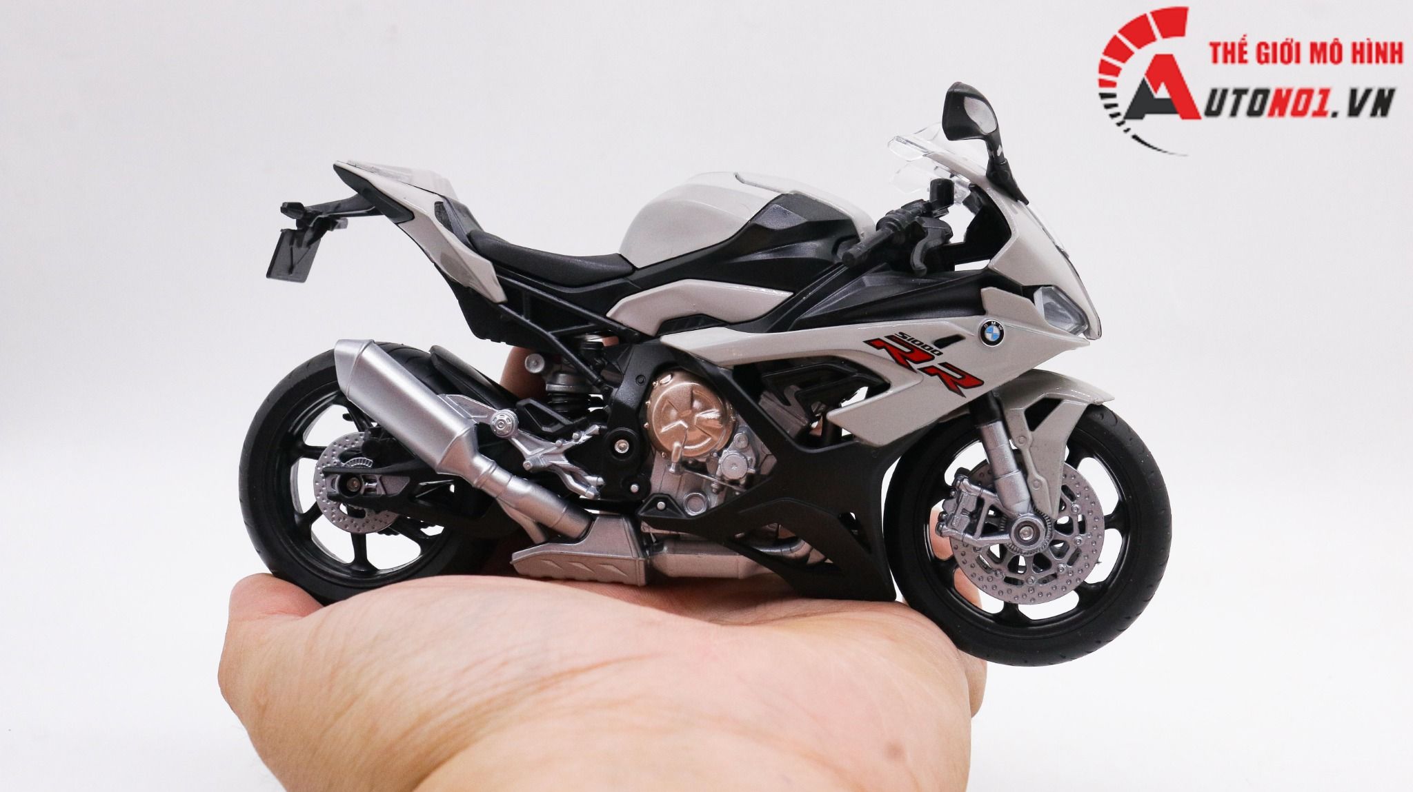  Mô hình xe Bmw s1000rr 2021 1:12 Welly MT081 