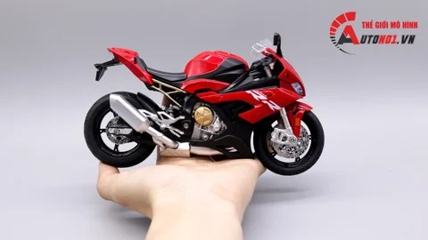  Mô hình xe Bmw s1000rr 2020 tỉ lệ 1:12 Huayi Alloy 7065 