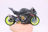  Mô hình xe độ Bmw S1000rr 2020 black độ nồi - độ pô 1:12 Autono1 Welly D226K 