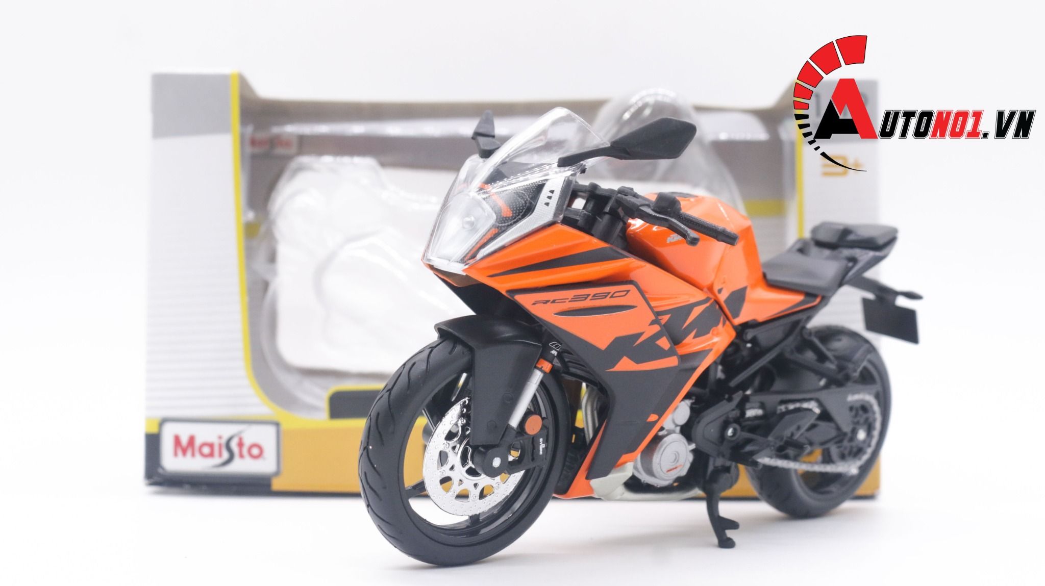 Mô hình xe KTM RC 390 không đế 1:12 Maisto MT039