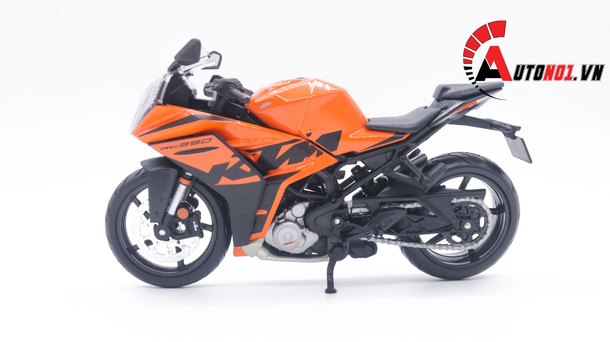  Mô hình xe KTM RC 390 không đế 1:12 Maisto MT039 