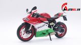  Mô hình xe Ducati 1199 panigale italy có đế có ben nâng 1:12 Jiaye Model MT041 