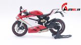  Mô hình xe Ducati 1199 panigale tricolor có đế có ben nâng 1:12 Jiaye Model MT040 