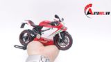  Mô hình xe Ducati 1199 panigale tricolor có đế có ben nâng 1:12 Jiaye Model MT040 