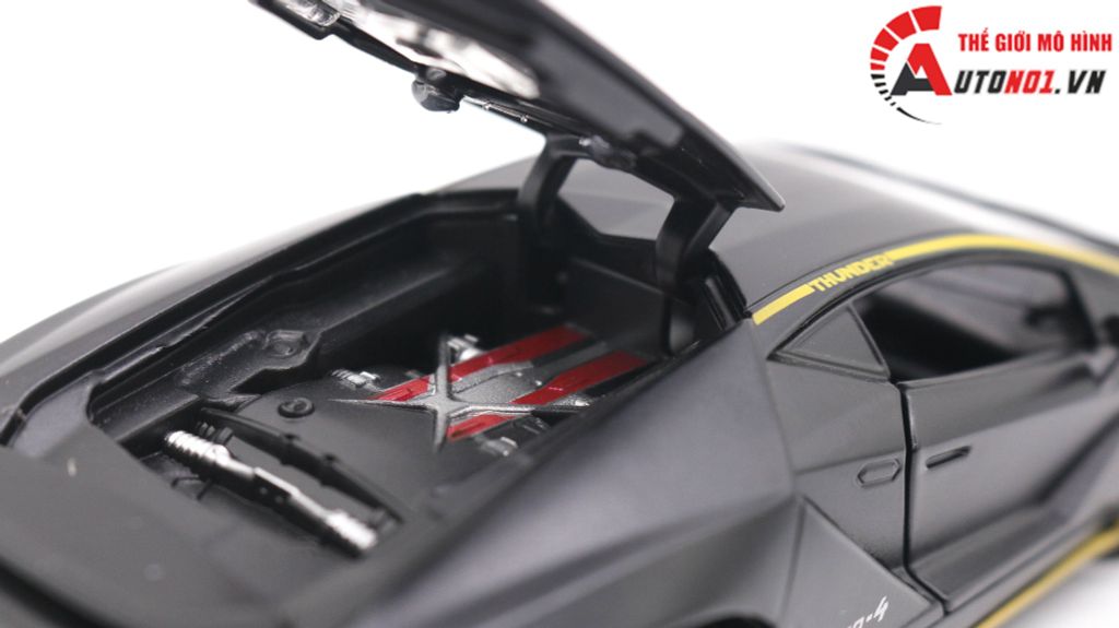 MÔ HÌNH LAMBORGHINI CENTENARIO LP770-4 MATT BLACK 1:32 TY MODELS 7790