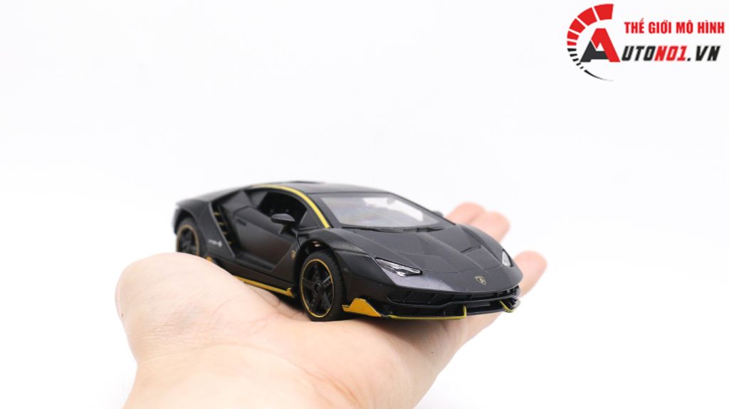 MÔ HÌNH LAMBORGHINI CENTENARIO LP770-4 MATT BLACK 1:32 TY MODELS 7790