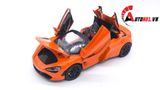  Mô hình xe ô tô Mclaren 720S full open tỉ lệ 1:24 Chezhi OT222 