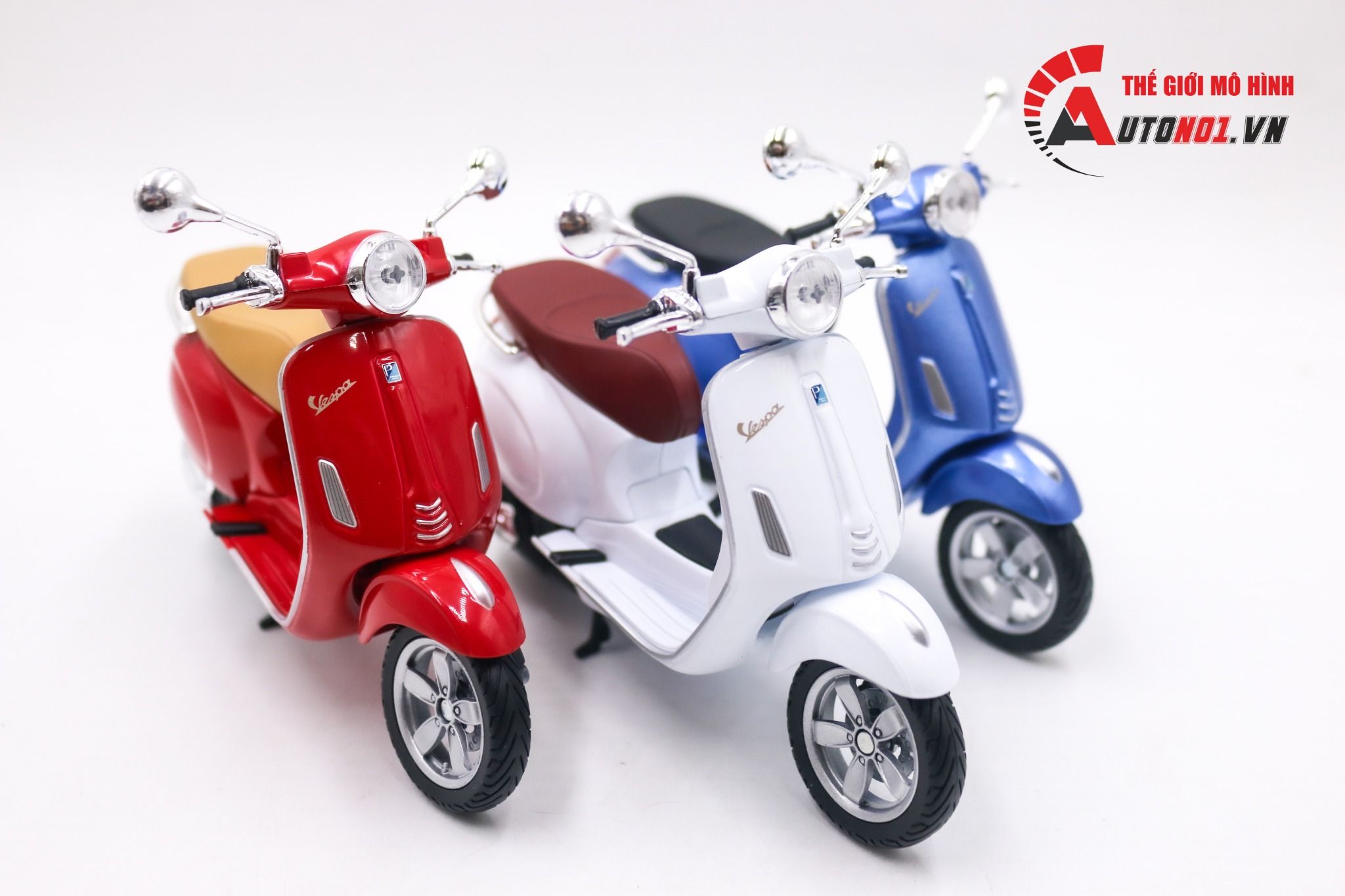 Mô hình xe Vespa primavera 150 1:12 Maisto 7447