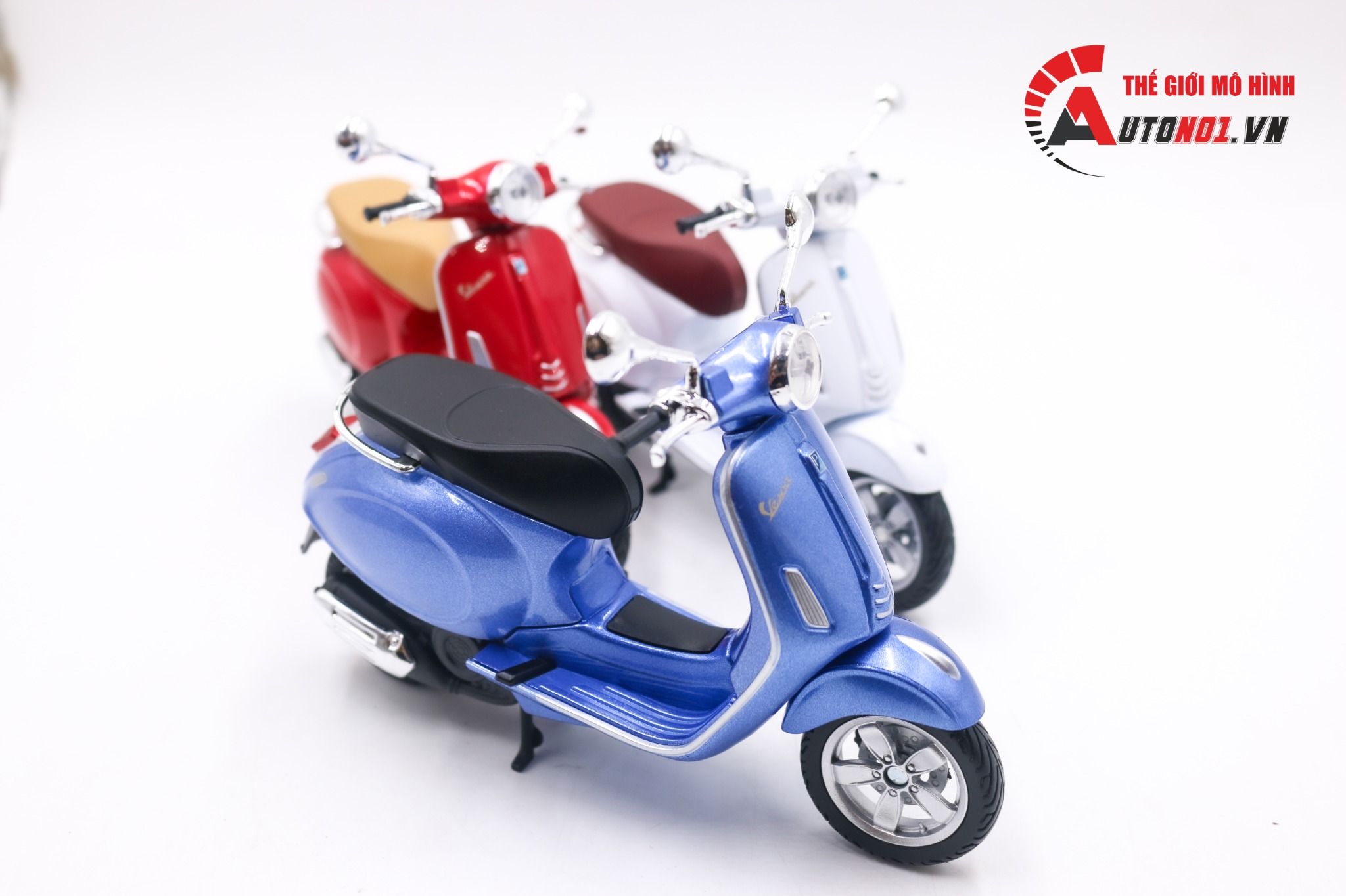 Mô hình xe Vespa primavera 150 1:12 Maisto 7447