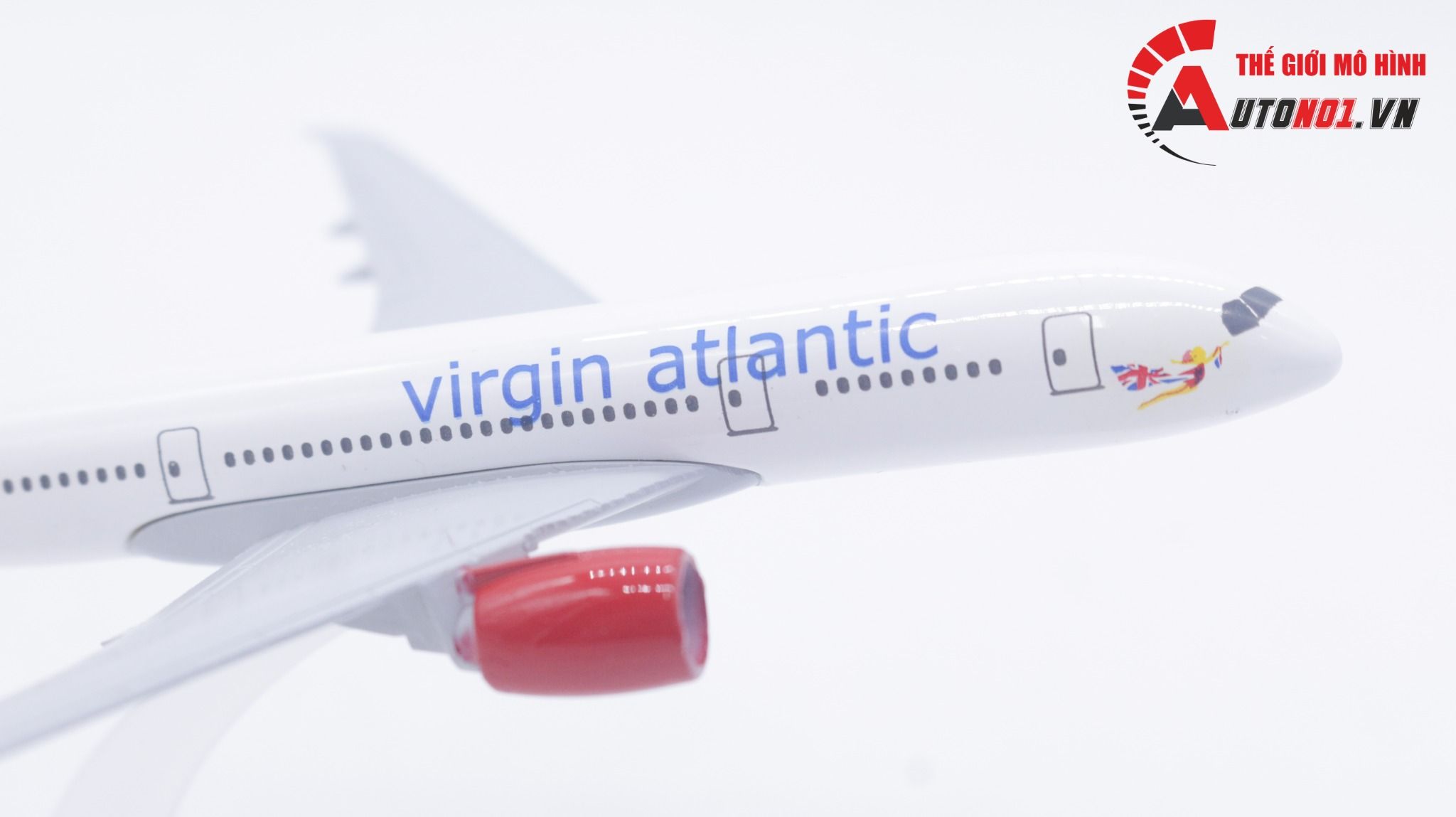  Mô hình máy bay Anh Quốc Atlantic Virgin Boeing B787 16cm MB16174 